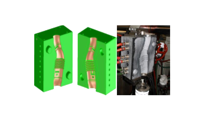3D printed extrusion blow molding molds within hours at ½ the costs to enable quick design changes