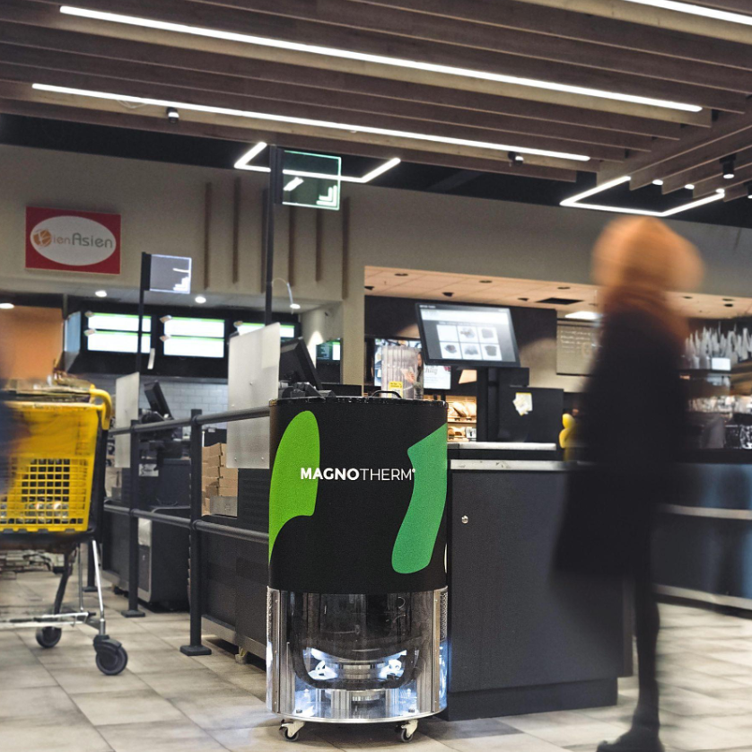 Magnotherm - Integrated cooling channels enable sustainable cooling